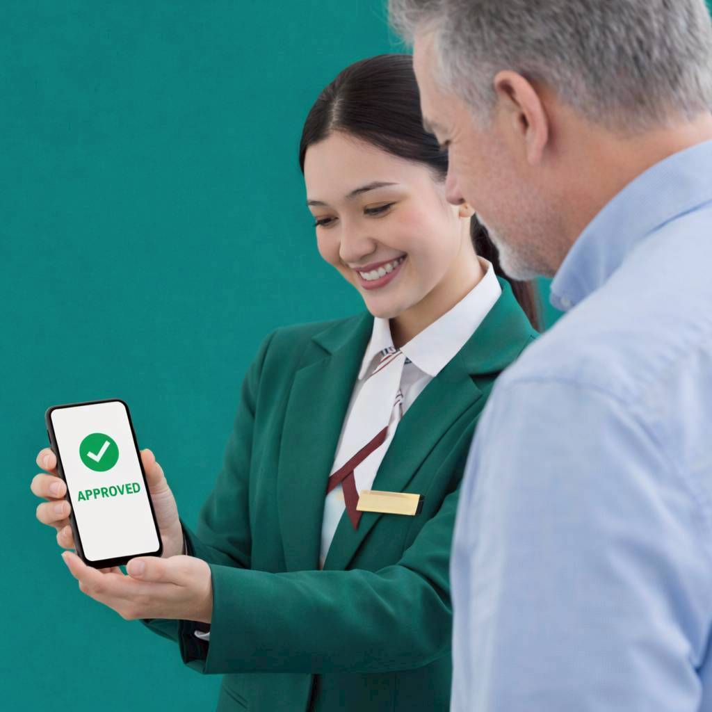 ตรวจนับเงินก่อนออกจากเคาน์เตอร์